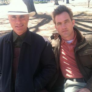 Timothy V Murphy and Maury Sterling in Longmire