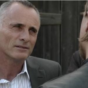 Timothy V Murphy and Charlie Hunnam in Sons of Anarchy