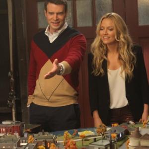 Still of Scott Foley and Becki Newton in The Goodwin Games 2013