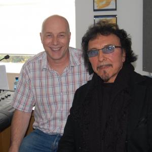 Neil Hillman MPSE at The Audio Suite's Cherry Blossom Studio with Black Sabbath's Tony Iomi, May 30th 2013.
