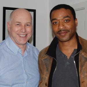Neil Hillman MPSE with Chiwetel Ejiofor at The Audio Suite.