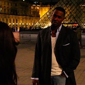 Josef Cannon as Sistine Angelo in Le Jour Du Pre opposite Stoney Dixon Nicki Micheaux  Bndicte Fleuriot Shot on location in Paris France