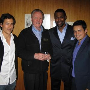Actors Andrew Keegan Jon Voight Josef Cannon  Jesse Garcia at the screening of American Identity  the Samuel Goldwyn Theater Academy of Motion Picture Arts  Science in Beverly Hills California
