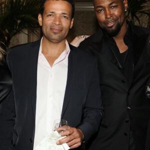 Actor/Director Mario Van Peebles & Writer/Producer Josef Cannon at The Artist & Athletes Alliance Gala in Beverly Hills