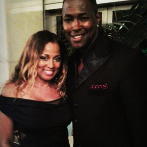 Singer Marva King and Actor Josef Cannon  the Dorothy Chandler Pavilion celebrating the release of their hit Video STEPPIN from her recent album of the same name
