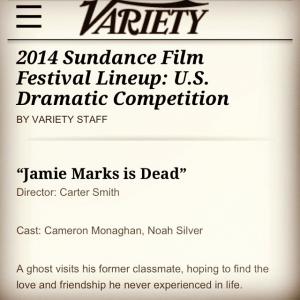 Sundance 2014 Film Festival Jamie Marks is Dead is one of 16 films in the Dramatic Competition