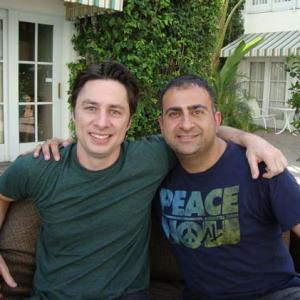 with actordirector Zach Braff during an exclusive interview discussing his films  Hilton Hotel Beverly Hills CA