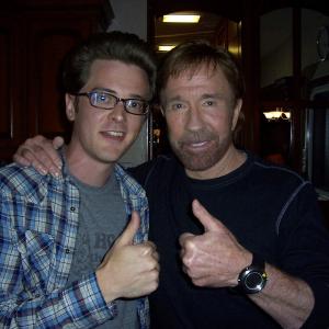 Chris Dotson and Chuck Norris