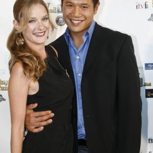 James Huang  Winner Best Actor for a leading role in ATF at the STTV Awards with Elizabeth Sandy
