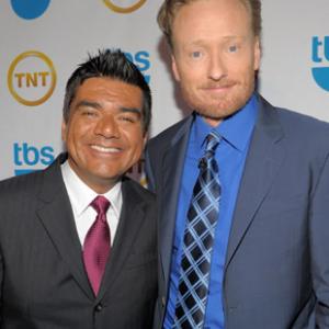 Conan O'Brien and George Lopez