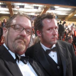 Martin Gooch and Mark W Gray at Cannes premiere of Robin Hood.