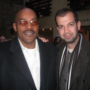 Milan Todorovic and Ken Foree at Dublin premiere of Zone of the Dead