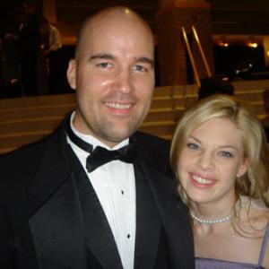 Jason Jolliff and Amanda Alch at the 2004 Heartland Film Festival Crystal Heart Awards Gala