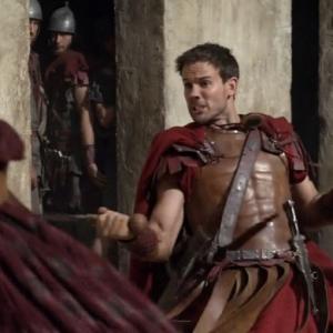 Luke Pegler as Marcus in Spartacus Gods of the Arena 2011