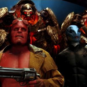 Still of Ron Perlman and Doug Jones in Hellboy II The Golden Army 2008
