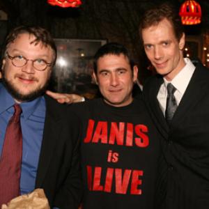 Doug Jones, Sergi López and Guillermo del Toro at event of Pan's Labyrinth (2006)