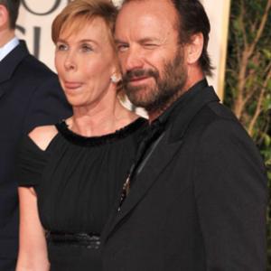 Sting and Trudie Styler at event of The 66th Annual Golden Globe Awards 2009
