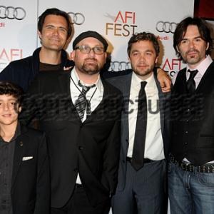 CAST & CREW - Christopher Tomaselli, Oz Perkins, Nick Simon, Writer/Director, Mark Kelly and Billy Burke.AFI Fest 2010 Screening of 