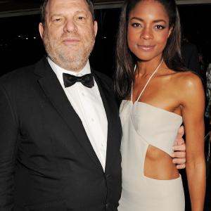 Harvey Weinstein and Naomie Harris