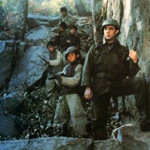 Dennis Christen with his Soldiers of Innocence troops in 1988.