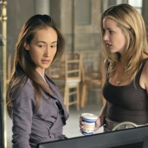 Still of Maggie Q and Julie Gonzalo in Nikita 2010