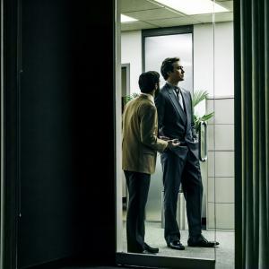 Still of Scoot McNairy and Lee Pace in Halt and Catch Fire (2014)