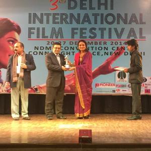 Our film CONFUSED 16 got Best Film award in 3rd Delhi International Film Festival  2014