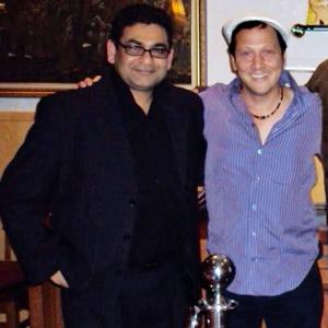 Raaj Rahhi and Rob Schneider