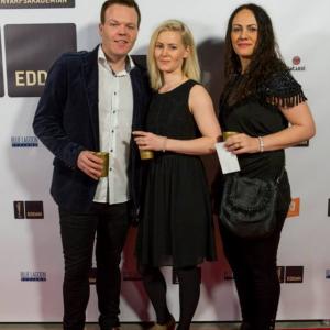 At Eddan, the Icelandic film awards, 2015.