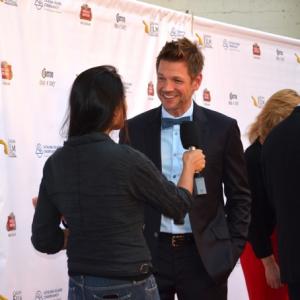 BEST MAN DOWN writer/director on the Catalina Film Festival red carpet.