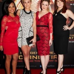 Love Child Cast at the Premiere of The Hunger Games Catching Fire