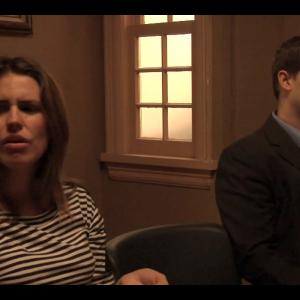 Still of Nicole Bolster and Marty McDonough in Blinders 2012