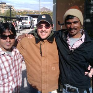 alriveraLD on set with Bollywood techs