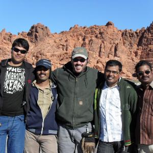 alriveraLD behind the scene of Kites in Nevada with Bollywood crew