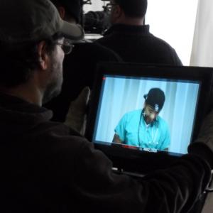 alriveraLD checking out Jim Jones on the monitor