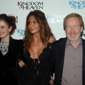 Ridley Scott Giannina Facio and Eva Green at event of Kingdom of Heaven 2005