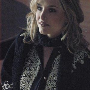Jenny Mollen on the set of the film THE RAVEN 2004