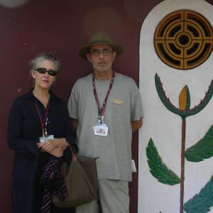 Ahmed Boulane & Dana schondelmeyer in Goa Film festival, India