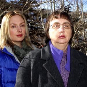 Hope Davis and Joyce Brabner at event of American Splendor 2003