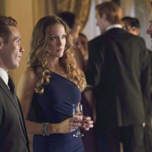 Still of Kevin Alejandro Katie Cassidy and Stephen Amell in Strele 2012