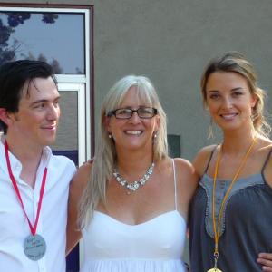 Nicholas Downs, Becky Smith & Emily Foxler at the Napa Film Festival.