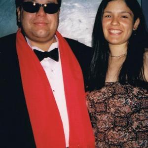 Ricardo Cordero  Jessica Rios at the Spotlight On Film Award show 2001