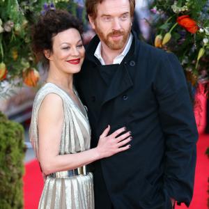 Damian Lewis and Helen McCrory at event of A Little Chaos (2014)