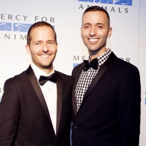 With husband Ari Solomon at the Mercy For Animals 15th Year Anniversary Gala in West Hollywood