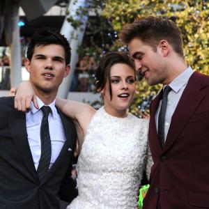 Kristen Stewart, Taylor Lautner and Robert Pattinson at event of The Twilight Saga: Eclipse (2010)