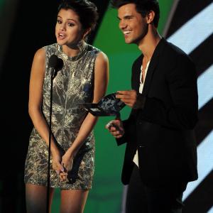 Taylor Lautner and Selena Gomez