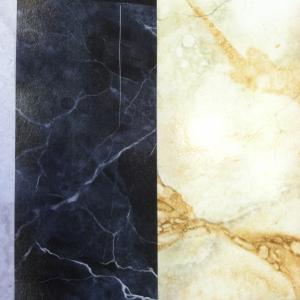 Painted marble