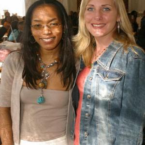 Deidra Sarego and Angela Bassett at the 1st Annual Take Wings Foundation Fundraiser