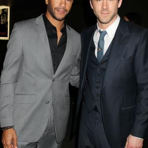 Stephen Bishop and Ryan Reynolds arrive at the Safe House World Premiere in New York City