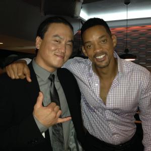 Steve Kim and Will Smith on Focus